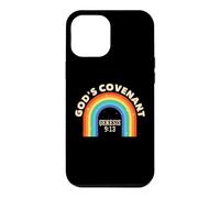 Rainbow God's Covenant Genèse 9:13 Bible Christian Lover Coque pour iPhone 12 Pro Max