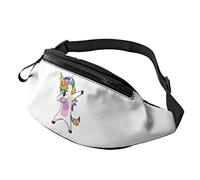 Rainbow Hair Licorne Do Dab Fanny Pack Sport Casual Waist Pack pour Femmes Hommes À La Mode