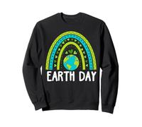 Rainbow Happy Earth Day Save Cute Planet Étudiants Professeurs Sweatshirt
