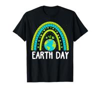 Rainbow Happy Earth Day Save Cute Planet Étudiants Professeurs T-Shirt