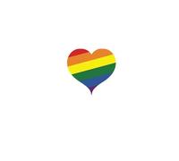 Rainbow Heart: A Hardcover Notebook to Celebrate Love & LGTBI+ Pride (130 lined pages, 5.5 x 8.5 inch): Capture your thoughts with style, vibrant ... Fantastic gift for Valentine's Day