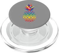Rainbow Heart Ananas - Pride Queer Gay Bi CSD Party LGBTQ PopSockets PopGrip pour MagSafe