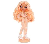 Rainbow High 575740EUC Poupée Mannequin, 2 Tenues et Accessoires, Cadeau Parfait, 6-12 Ans, Georgia Bloom, Pêche (Orange Clair)