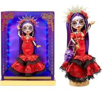 RAINBOW HIGH 585886EUCX4 2022 Celebration Édition Día De Los Muertos - Maria Garcia - Poupée Collector (28 cm) avec Peinture de Visage et Sac en Forme de Calavera, Rouge