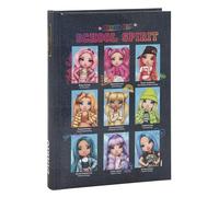 RAINBOW HIGH - Agenda scolaire officiel Rainbow High, 12 mois, idéal pour l'école primaire ou moyenne, couverture rembourrée plastifiée, pages imprimées en couleur, 13 x 17,8 cm, bleu