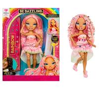 Rainbow High – Poupée Adeline Rose Be Dazzling, pierres scintillantes et accessoires inclus
