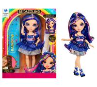 RAINBOW HIGH Be Dazzling - Genevieve Bleue - Poupée Mannequin Bleue de 28 cm ave