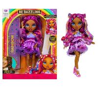 Rainbow High Poupée mannequin Be Dazzling Noemie Violette 28 cm - Pierres précieuses scintillantes