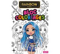 Rainbow High - Bloc de coloriages - Collectif - Hachette Jeunesse - broché - Document jeunesse