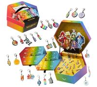 Rainbow High Calendrier de l'Avent 2025 Fille Calendrier Compte à Rebours Noel Rempli de Bijoux Bracelet et Charms Cadeau pour Fille