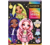 Rainbow High - Carnet de mode - Collectif - Hachette Jeunesse - cartonné - Carnet (de voyage, intime, de notes)
