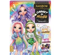 Rainbow High - Carnet de mode (éd. 2024) - MGA Entertainment - Hachette Jeunesse - cartonné - Document jeunesse