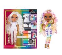 RAINBOW HIGH COLOUR & CREATE FASHION DOLL DIY - YEUX VIOLETS, CHEVEUX