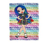 Rainbow High Couverture polaire officielle | Motif arc-en-ciel | Couvre-lit super doux et chaud | Marques Character World | Parfait pour toute chambre d'enfant, camping et soirée pyjama | Taille 100 x