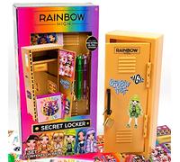Rainbow High Ensemble de Papeterie Secret Locker avec Bloc-Notes, stylos Gel Autocollants - À partir de 6 Ans