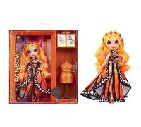 RAINBOW HIGH Fantastic Fashion Poupée Mannequin - Poppy Rowan - Poupée Mannequin Orange 28cm et Ensemble de Jeu avec 2 Tenues et Accessoires de Mode - Idéal pour Les Enfants de 4 à 12 Ans