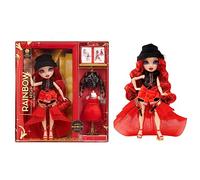 RAINBOW HIGH Fantastic Fashion Poupée - Ruby Anderson - Poupée Mannequin Rouge de 28cm avec 2 Tenues et Accessoires de Mode - Idéal pour Les Enfants de 4 à 12 Ans