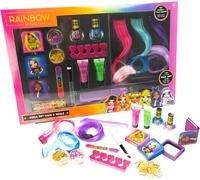 Rainbow High Glitter Tattoo, Kit De Tatouage Temporaire Pour Les Filles De La Mode, Paillettes, Multicolore, Autocollants -