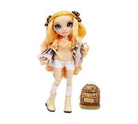 RAINBOW HIGH Jr High-Poppy Rowan - Poupée Mannequin Orange de 23 cm avec 1 Tenue & Accessoires - Contient 1 Sac-à-Dos en Tissu Qui s’ouvre & se Ferme - Cadeau pour Enfant, 6 Ans +, 579960EUC
