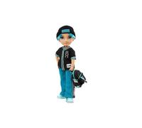 RAINBOW HIGH Junior High-River Kendal-Poupée Mannequin Arc-en-Ciel de 23 cm avec 1 Tenue et Accessoires Dont 1 Sac à Dos en Tissu Qui s’ouvre/se Ferme - À Offrir & à Collectionner, 6 Ans +