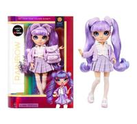 Rainbow High - Junior High - Violet Willow - Poupée Mannequin 23cm Violette et Accessoires