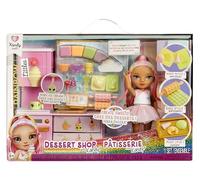 MGA Entertainment – Coffret Rainbow High Littles Dessert Shop Kandy – Poupée rose 14 cm, 4 ans+