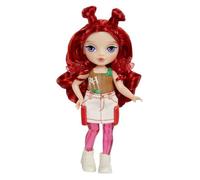RAINBOW HIGH Littles Rainbow Fantasy Fairies & Pet - Apple, Rouge - Petite Poupée de 14cm & Biche Fantasy avec Ailes de Fées Interchangeable, Cadeau Mignon Dès 4 Ans