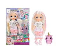 RAINBOW HIGH Littles Rainbow Fantasy Fairies & Pet - Opal, Arc-en-Ciel - Petite Poupée de 14cm & Chouette Fantasy avec Ailes de Fées Interchangeable, Cadeau Mignon Dès 4 Ans