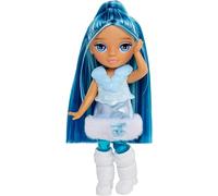 RAINBOW HIGH Littles Rainbow Fantasy Fairies & Pet - Sapphire, Bleu - Petite Poupée de 14cm & Chien Fantasy avec Ailes de Fées Interchangeable, Cadeau Mignon Dès 4 Ans