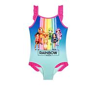 Rainbow High Maillot de bain pour fille de 5 à 12 ans, bleu, 10-11 ans