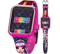 Rainbow High Montre intelligente pour enfants avec 10 cadrans interchangeables, 3 fonds d'écran, enregistreur vidéo et vocal, suivi de pas, jeux d'apprentissage amusants, alarme, minuteur, chronomètre