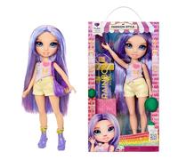 RAINBOW HIGH Poupée My Fashion Style 28 cm – Articulée, tenue élégante et sac à main stylé – Violet