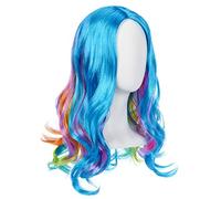 Rainbow High Perruque de 45.72 cm - Cheveux doux & très longs pour les jeux de rôle - Accessoire de déguisement élégant pour les filles - rainbow