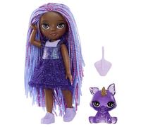 Rainbow High Littles - Poupée 15cm + animal de compagnie - Violet Foncé - Dès 4ans