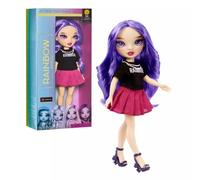 Rainbow High Poupée Emi Vanda - Violet - Vêtements Mix & Match et Brosse à Cheveux - Inspire Style et créativité - Âge : 6 Ans et Plus