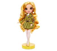 RAINBOW HIGH Poupée Mannequin, 2 Tenues, Accessoires, Cadeau Parfait, 6-12 Ans, Sheryl Meyer, souci (Jaune)