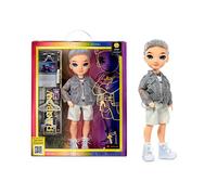 RAINBOW HIGH Poupée Mannequin - Aidan Russel - Poupée GARÇON Violet - Tenue de Mode et Plus de 10 Accessoires de Jeu Colorés - pour Les Collectionneurs et Les Enfants de 4 à 12 Ans
