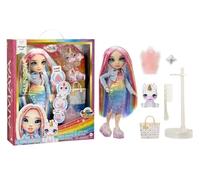 Rainbow High Poupée Mannequin avec Slime et Animal de Compagnie - Amaya (Arc-en-Ciel) - Poupée Pailletée 28 cm avec Slime Étincelant, Animal de Compagnie Magique et Accessoires - 4-12