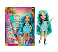 RAINBOW HIGH Poupée Mannequin - Blu Brooks - Poupée Bleue dans Une Tenue à la Mode - Poupée Portant Un Plâtre avec + de 10 Accessoires de Jeu Colorés - pour Enfants de 4 à 12 Ans et Collectionneurs