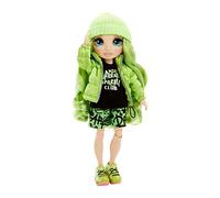 RAINBOW HIGH Poupée Mannequin. Jade Hunter. Poupée thème Vert avec des Tenues de Luxe, des Accessoires et Un Socle de poupée Série 1. Cadeau Parfait pour Les Enfants de 6 Ans et Plus