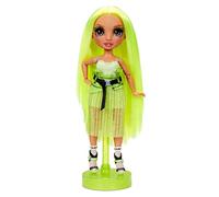 Rainbow High Poupée Mannequin. Karma Nichols. Poupée Thème Néon Avec Tenues Luxe, Accessoires et Socle de poupée. Rainbow High Série 2. Cadeau parfait pour les enfants de 6 ans et plus