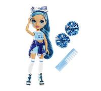 Rainbow High Poupée Mannequin Majorette. Vêtements Ã‰légants Et Pompons. Skylar Bradshaw, Poupée Thème Bleu. Rainbow High Serie, Cadeau Parfait Pour Les Filles 6 Ans Et Plus