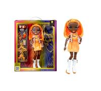 Rainbow High S23 Poupée mannequin - Michelle St. Charles (Orange)