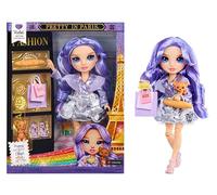 MGA Entertainment – Poupée Rainbow High Violet Willow 28 cm articulée avec chiot et sac