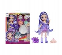 Rainbow High Rainbow Shimmers Violet 28 cm Lalka, zestaw slime, MGA