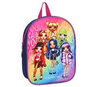 Rainbow High Sparkle Club Ruby Poppy Sunny Jade Skyler Violet - Sac à dos pour enfants | École | Maternelle - dimensions 29x22x9cm