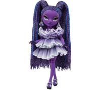 Rainbow High S3 Shadow High - Poupée 27 cm Monica Verbena (Violet foncé) - 1 tenue + accessoires et support pour poupée