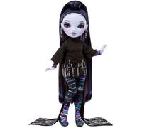 Rainbow High S3 Shadow High - Poupée 27 cm Reina Glitch Crowne (Bleu marine foncé) - 1 tenue + accessoires et support pour poupée
