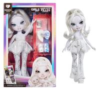 RAINBOW HIGH Shadow High Girl's Night - Natasha Zima - Poupée Mannequin en camaïeu de Gris, 28 cm, Cheveux Blancs et Tenue argentée avec Accessoires et Peigne - Collectionneurs et Enfants dès 6 Ans