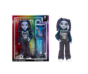 RAINBOW HIGH Shadow High Series 3 - Oliver - Poupée Mannequin Bleue - Garçon - Tenue à la Mode et + de 10 Accessoires de Jeu Colorés - Idéal pour Les Enfants de 4 à 12 Ans et Les Collectionneurs